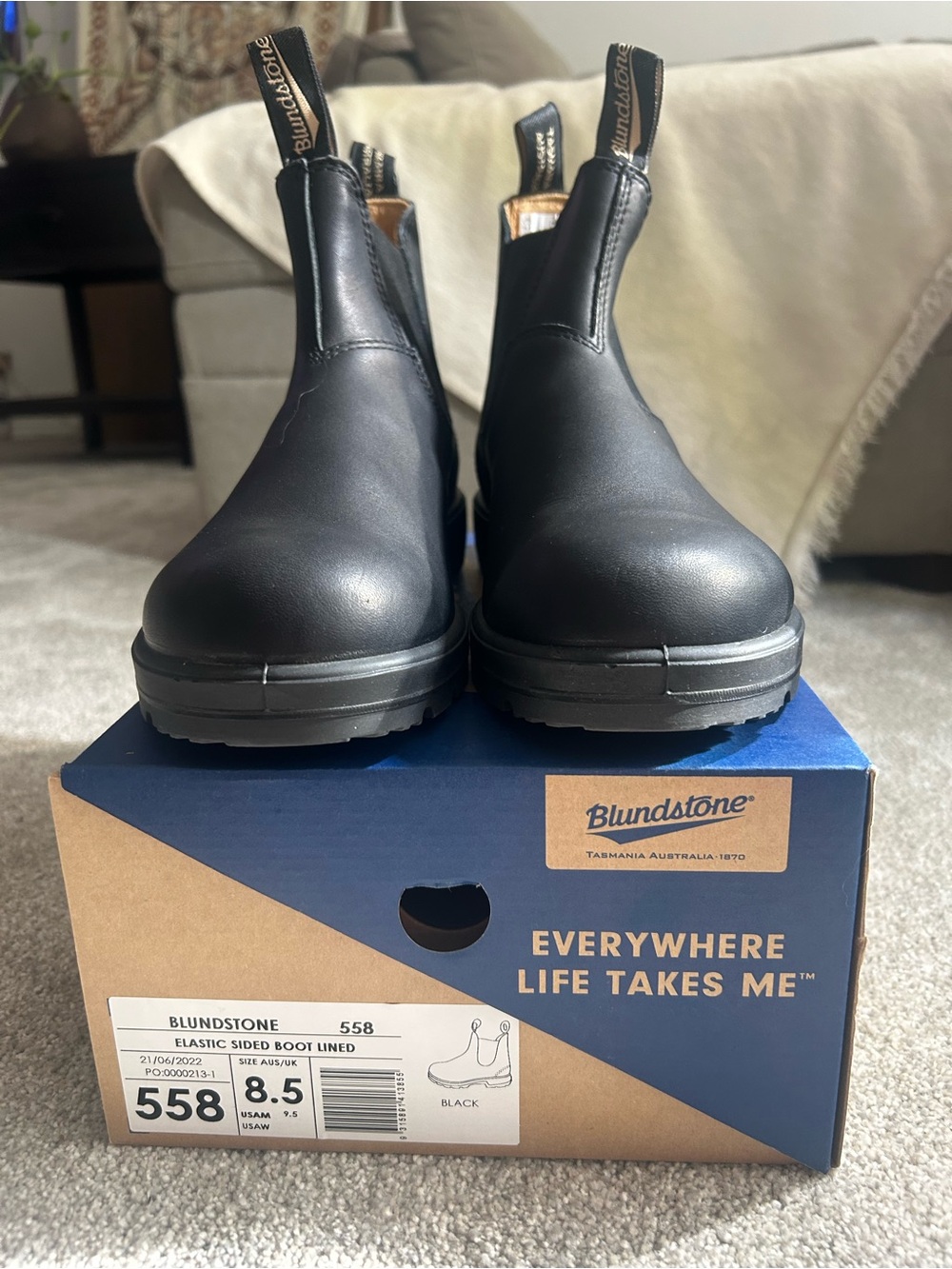 Blundstone Black Leather Chelsea Boots
Men’s Classics #558
USAM 9.5 AUS/UK 8.5